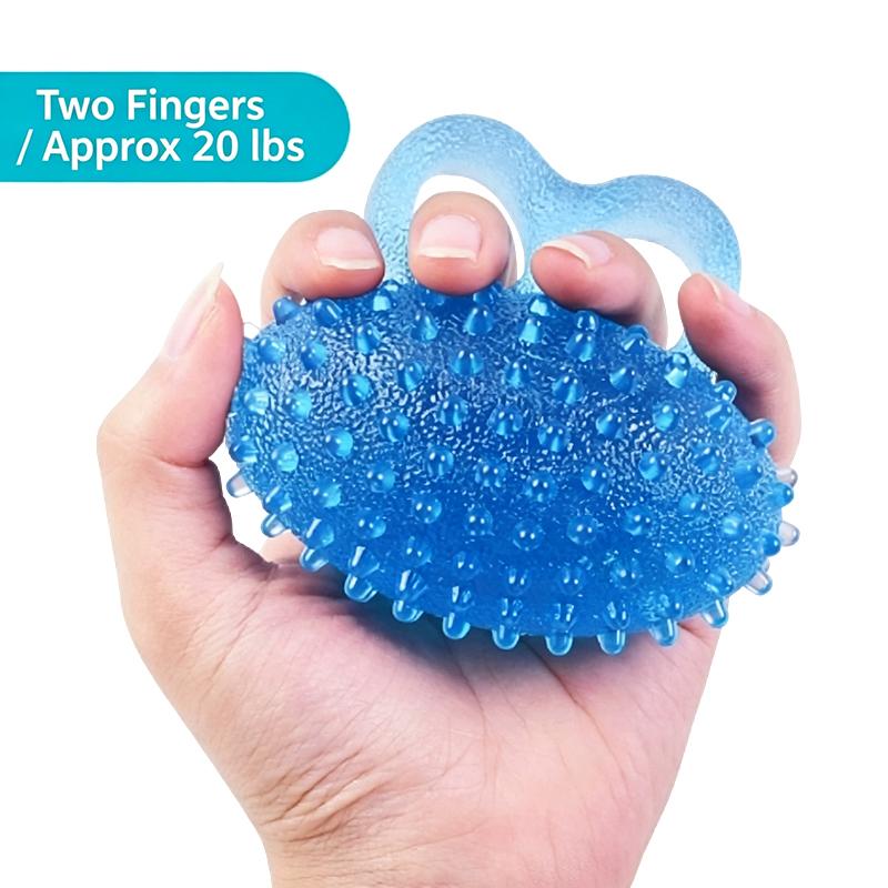 Tpr Hand Finger Grip Ball For Elderly Massage Rehabilitation Exercise Training Ergonomic Design Hand Therapy Ball