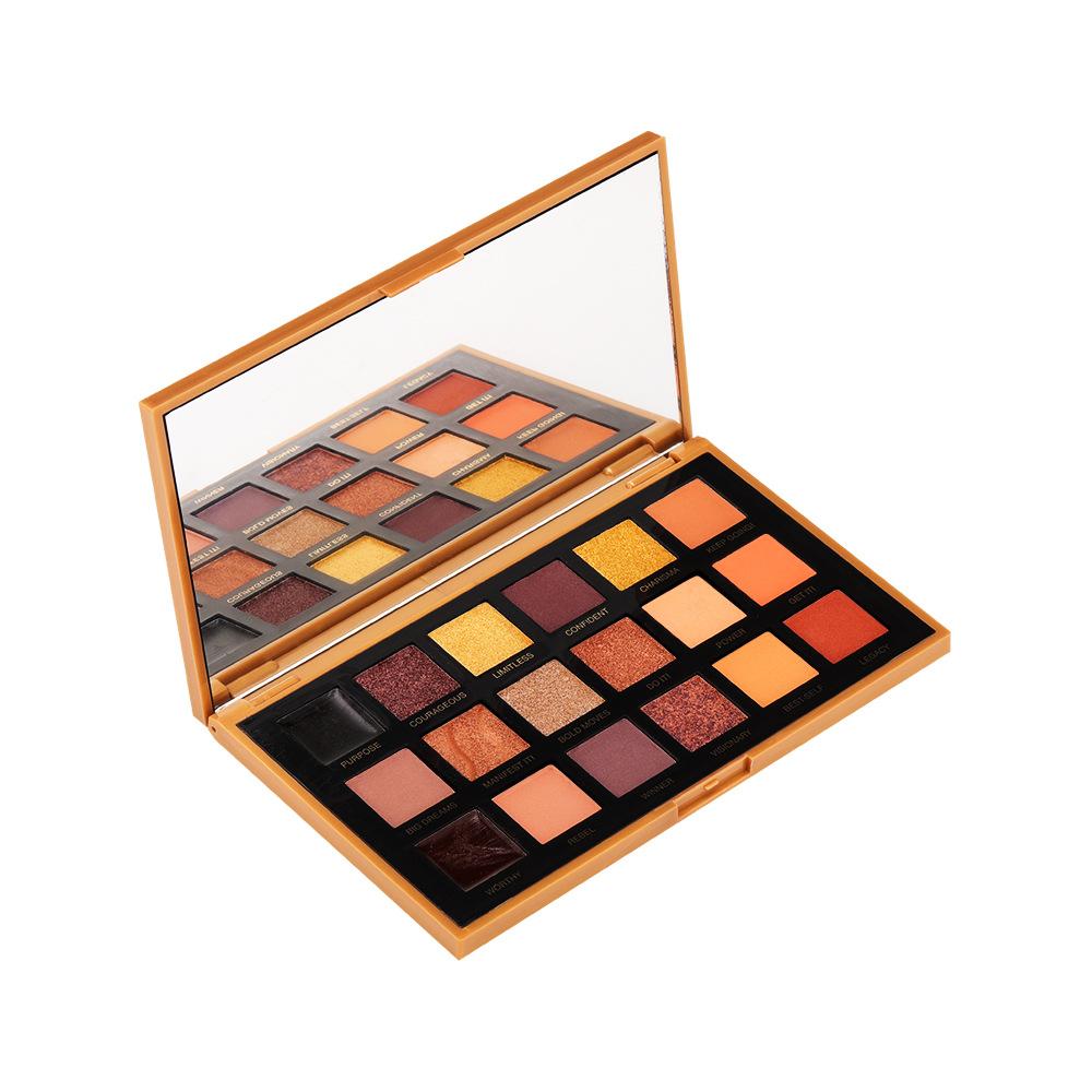 18-Color Heavy Metal Eyeshadow Palette Matte