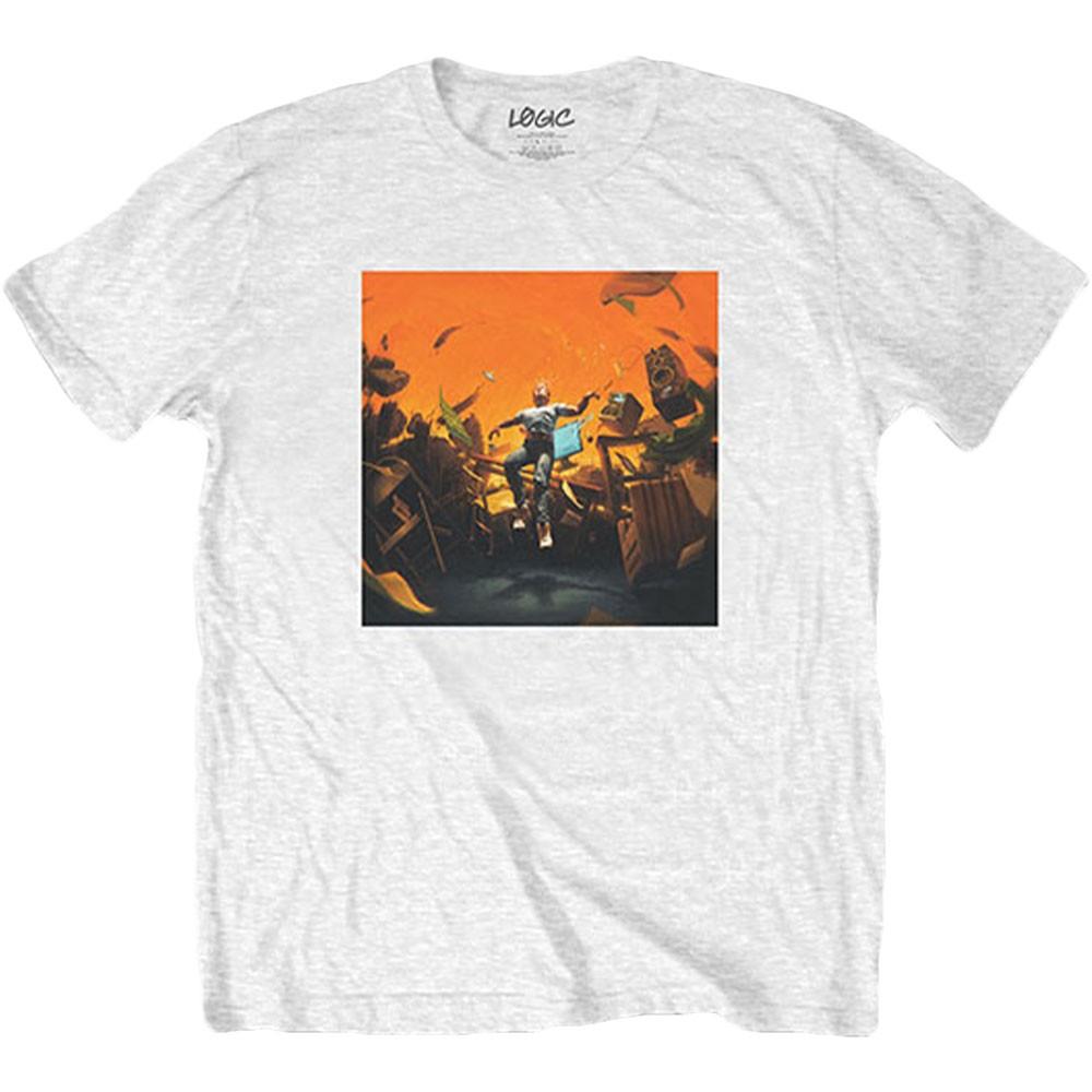 Men s Logic No Pressure T-shirt XX-Large White S