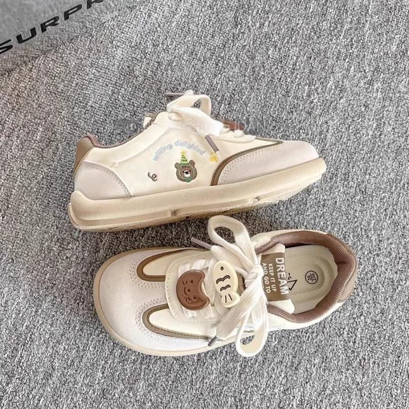 2025 New Niche Design Emotion Training Shoes Female Students Versatile Big Head Shoes Retro Casual Sports Forrest Gump Shoes