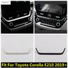 Car Navigation Panel Strip Middle Air AC Vent Outlet Cover Trim For Toyota Corolla E210  - 2025 ABS Red Accessories Interior