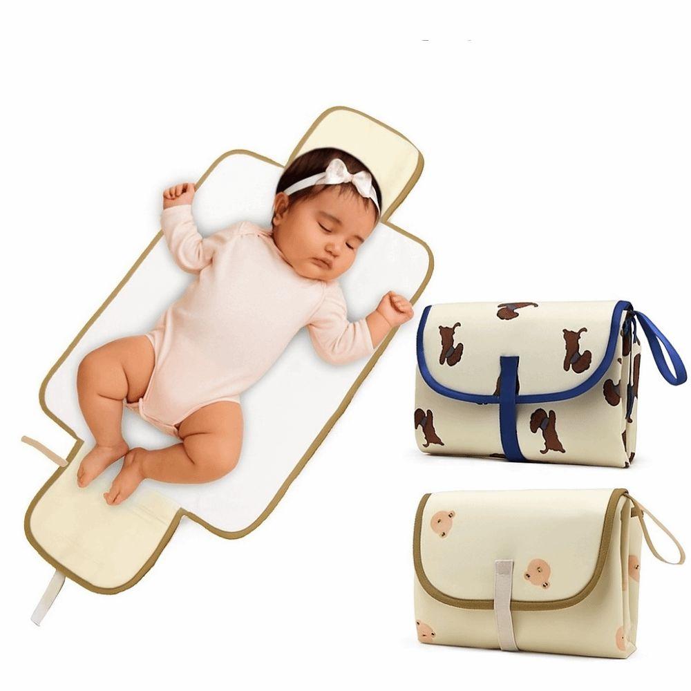 Foldable Diaper Changing Pad Bear Bedding Changing Cover Pad  for Newborn