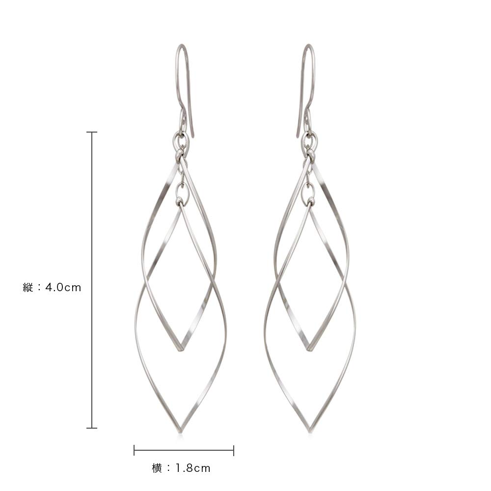 BLOOM K14 Gold Filled Platinum Plated Hook Earrings [BLOOM] 0202-1714-0016-0000