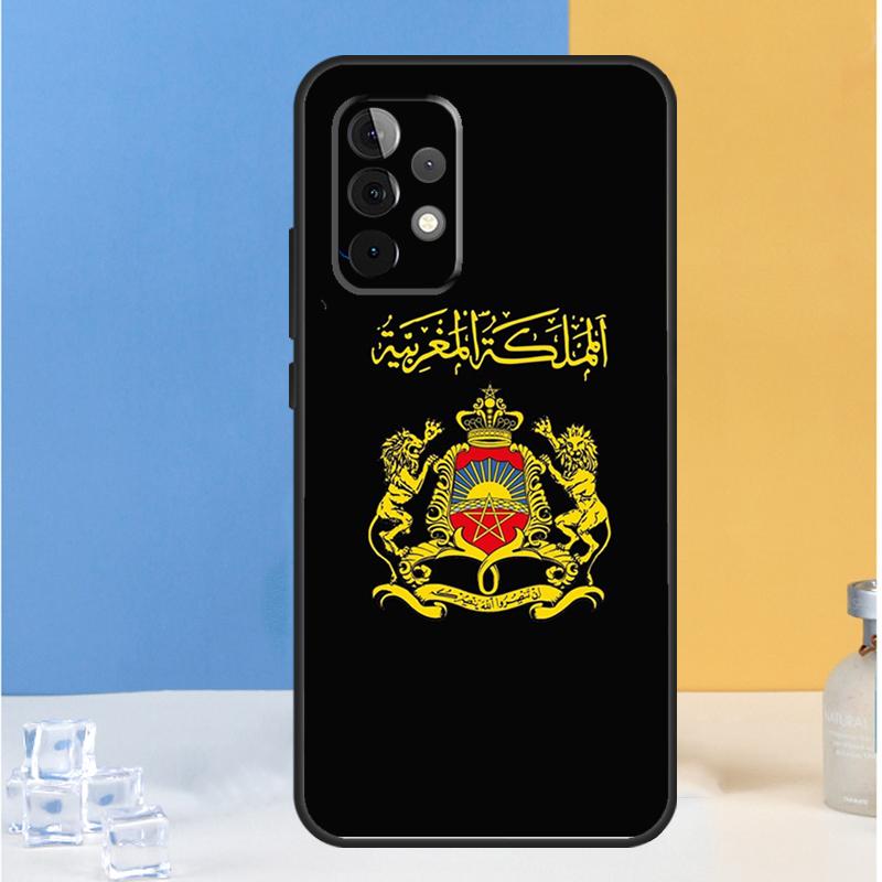 Morocco Flag Coat Of Arms For Samsung Galaxy A54 A34 A14 A13 A33 A53 A36 A05 A06 A16 A32 A52 A55 A35 A15 A56 A26 Case