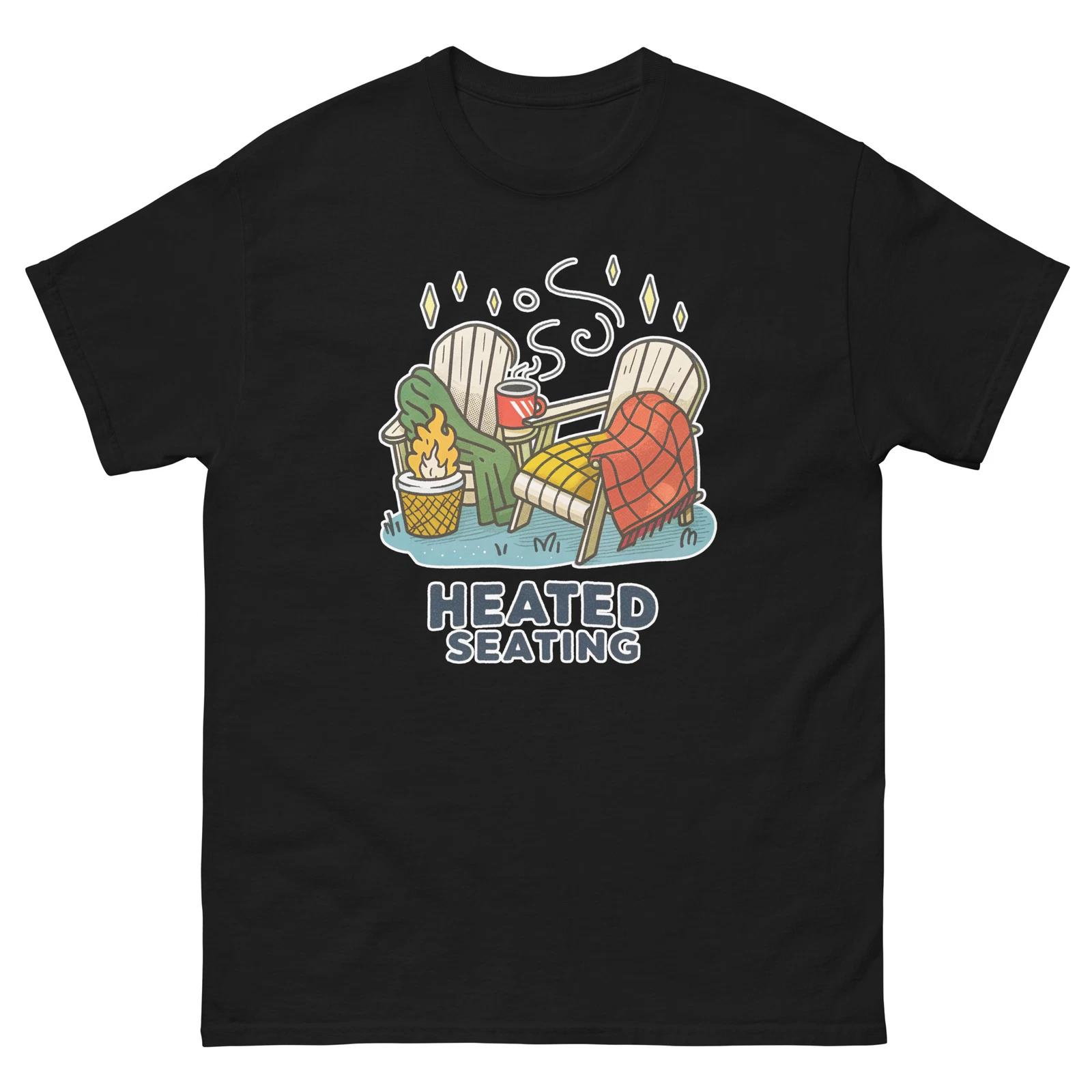 Heated Seating Mountain Ski Resort Town T-Shirt 3XL