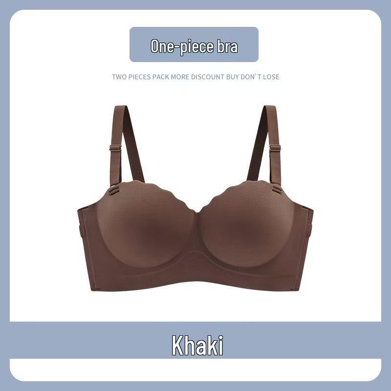 Non-Slip Strapless Push-Up Seamless Lingerie Set for Small Busts