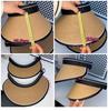 Big-brimmed Sunscreen Hat Women's Sunscreen Hat Summer Cycling Women's Roll Sun Hat Straw Hat