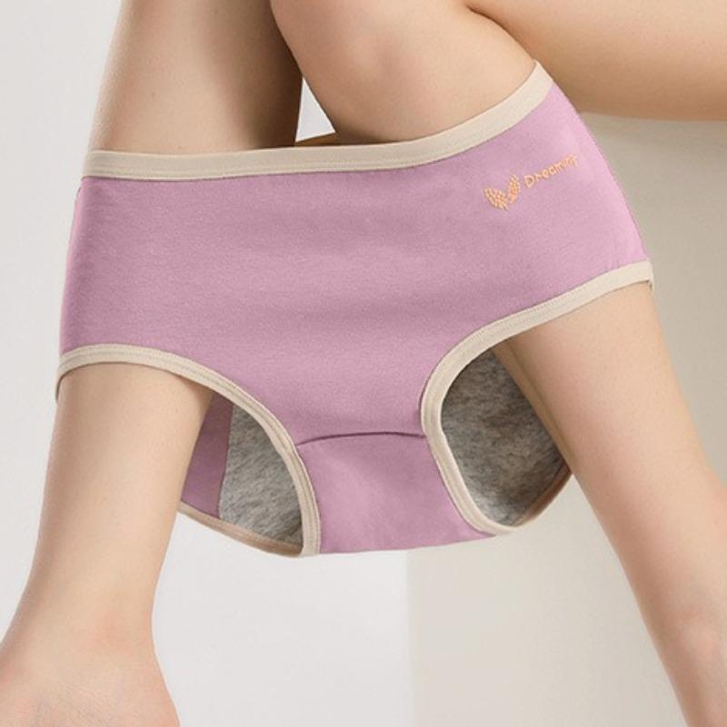 Female Menstrual Period Anti - Side Leakage Pure Cotton To Increase The Width of Antibacterial Inner Gear Briefs