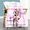 Juventus Customize Text Blanket Cozy Personalized Blanket Ultra-Soft Great for Office Chair Picnics Living Room Home Decor All-Season Use