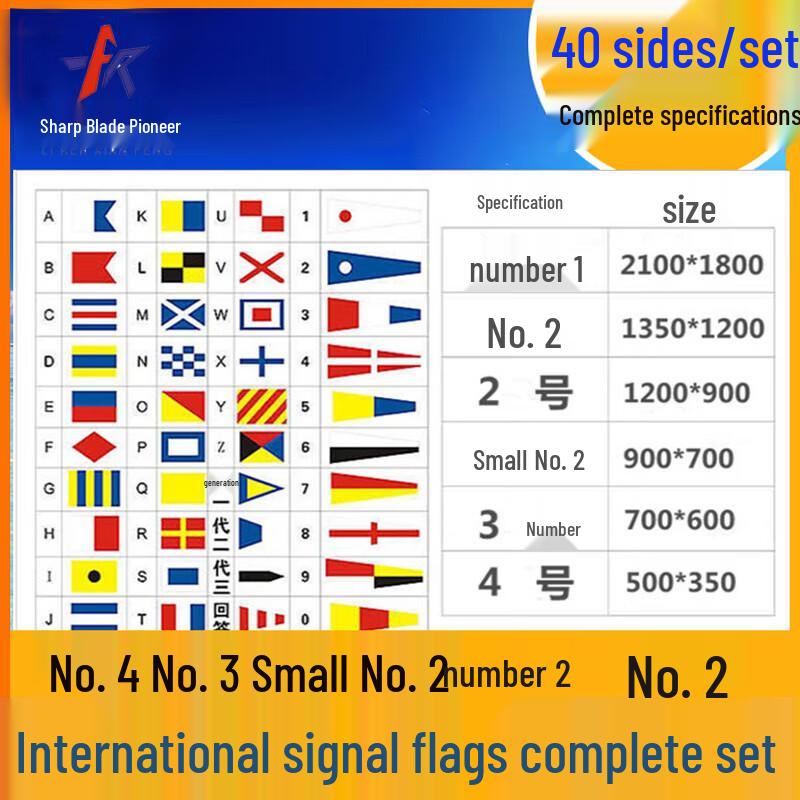 Nautical Alphabet & Numeric Signal Flags