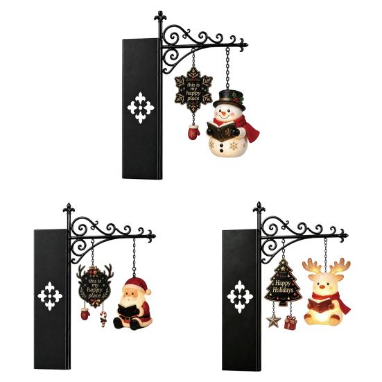 Battery Operated Reading Light Christmas Library Lantern, Mini Decorative Bookshelf Lamp, Vintage Metal LED Miniature Lamp for Bookshelves Night with