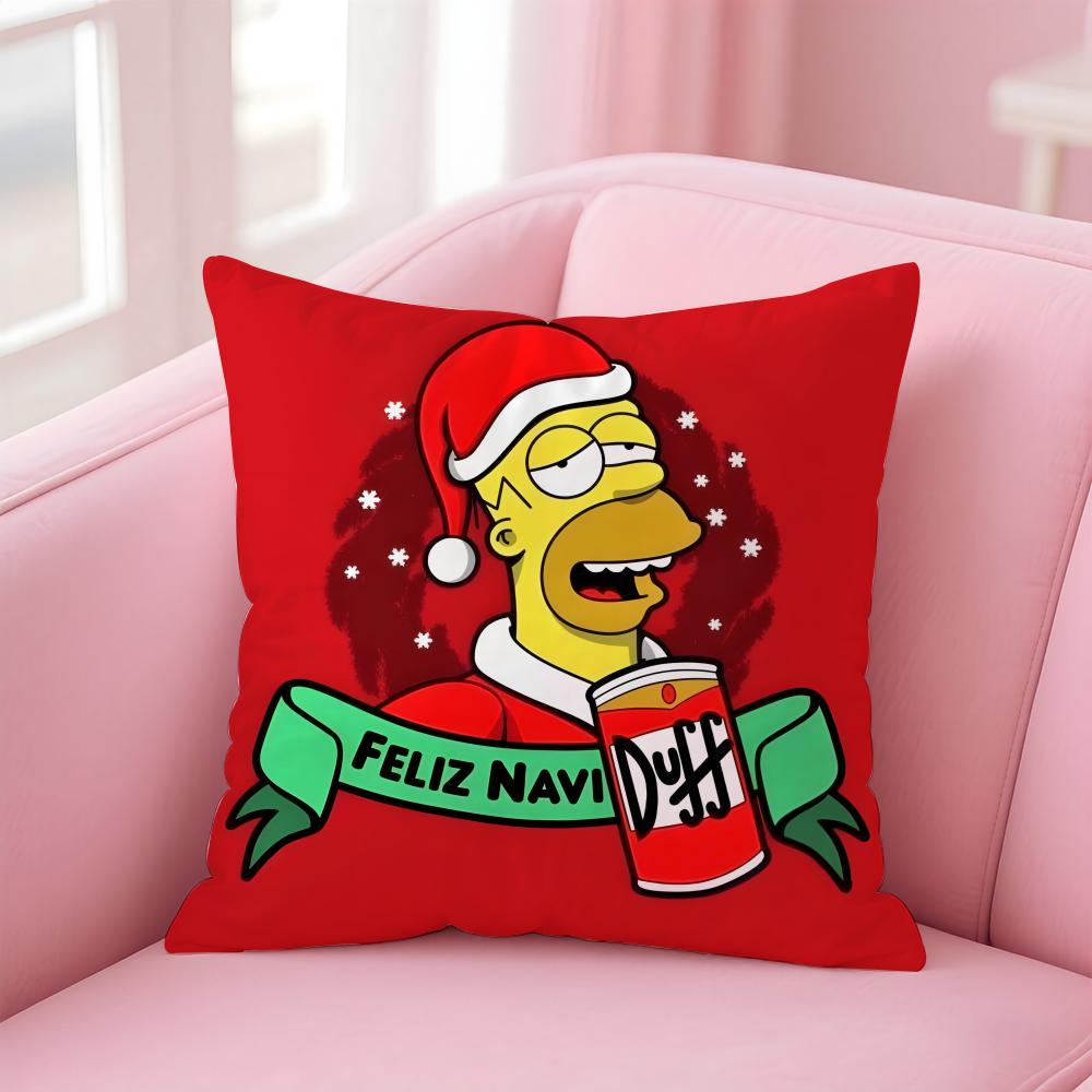 The Simpsons catoon cool TS Cushion Cover Comfortable Reversible Pillow Cover Ideal for Car Sofa Bedroom & Beyond