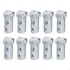 10 Connectors for Round Tube, Rod Support Adapters Tube And Handrails.