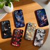 G-Світиться в темряві B-метелик Чохол для телефону Для iPhone 17, 16,15,14,13,12,11 Plus,Pro Max, Інших М'який Чорний Чохол