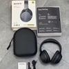 Active Noise Cancelling XM4ANC Wireless Over-Ear Headphones with Leather Case & Logo