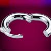 Ball Stretcher Edelstahl Penis Ring Hodensack Anhänger Metall Cock Ring Sex Spielzeug Für Männer Verzögerung Ejakulation Einstellbare Schloss