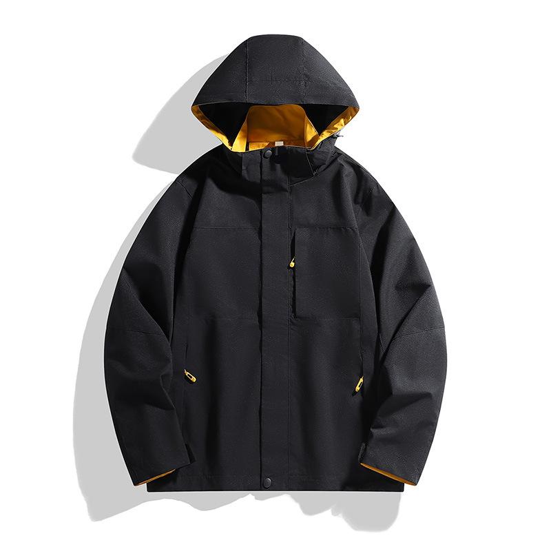 

Новая спортивная куртка для мужчин на осень и зиму, мужская повседневная куртка для мужчин, трехслойная водонепроницаемая куртка для активного отдыха для мужчин 5XL