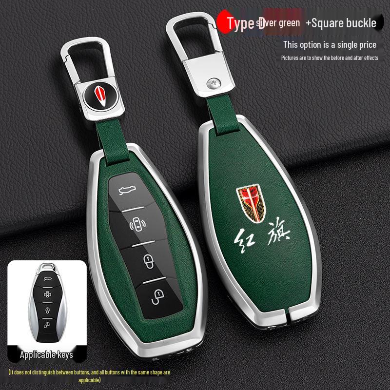 2023 Hongqi H5/H6/HS5 Men's Key Case for HS3 & HQ9 with EQM5 High-End Shell