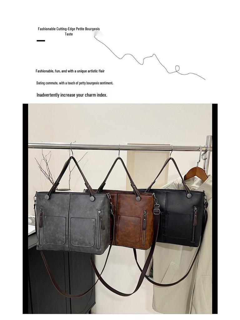 Borsa Tote & a Tracolla da Donna di Moda a Grande Capacità