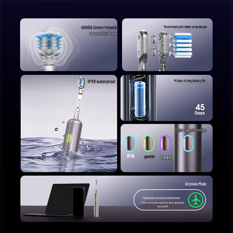 Bo Hao LS-1 Rechargeable Sonic Electric Toothbrush