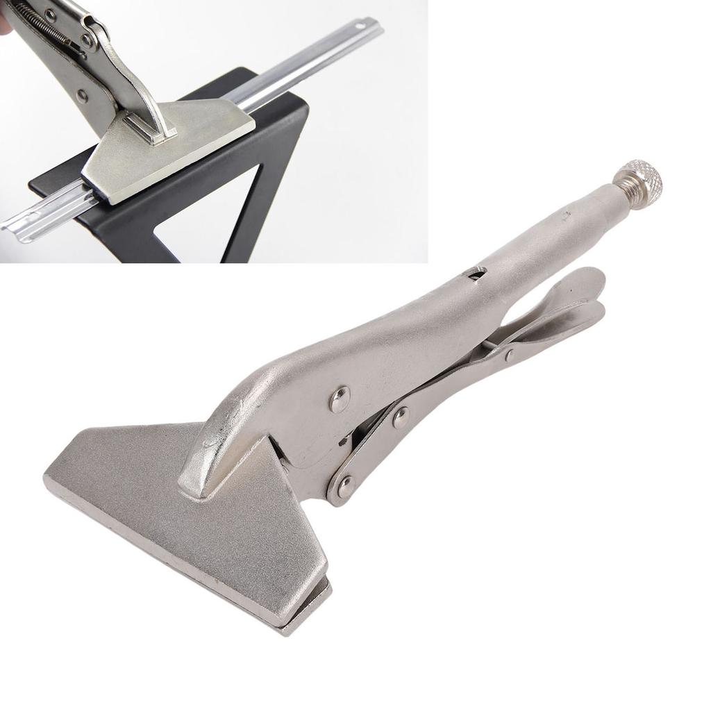 10 Inch Locking Sheet Metal Clamp Heavy Duty Carbon Steel Duckbill Welding Locking Plier For Auto Repair