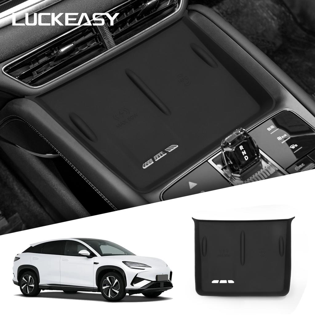 For BYD Sealion 07 EV 2026-2026 Wireless Charging Pad Protective Mat Car Phone Charger Mat Non-slip Pad Interior Accessories
