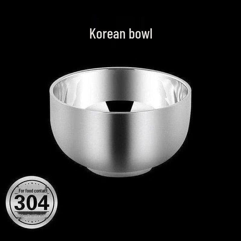 Liliu 304 Stainless Steel Double Wall Insulated Rice & Soup Bowl