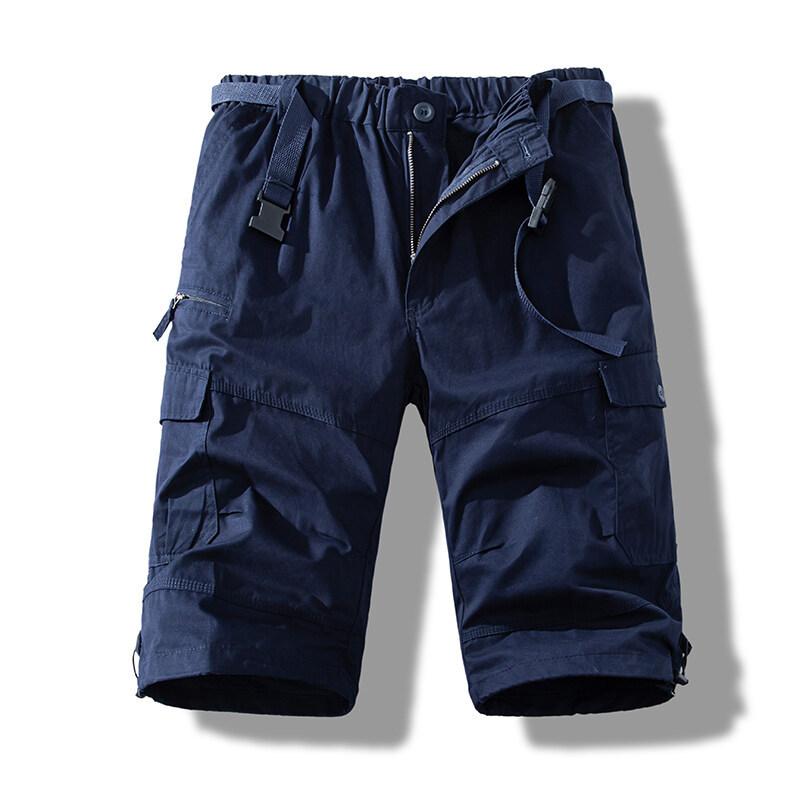Summer Cargo Shorts Men Casual Sports Shorts Man Hiking Fishing Joggers Long Shorts