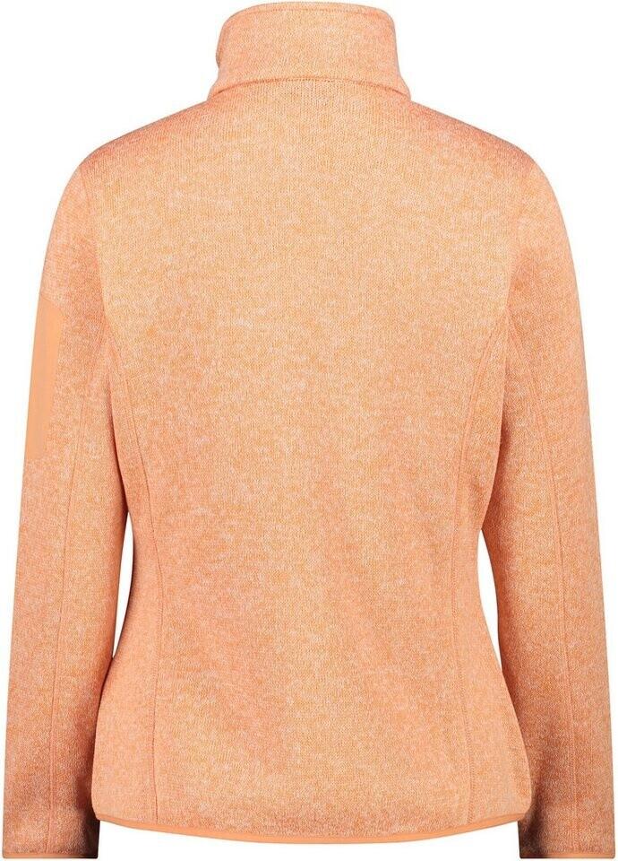 Jacket CMP Woman Fleece Jacket (3H14746) Melange Knit Jacket Fleece Jacket (3h14746-03ct) White-salmon