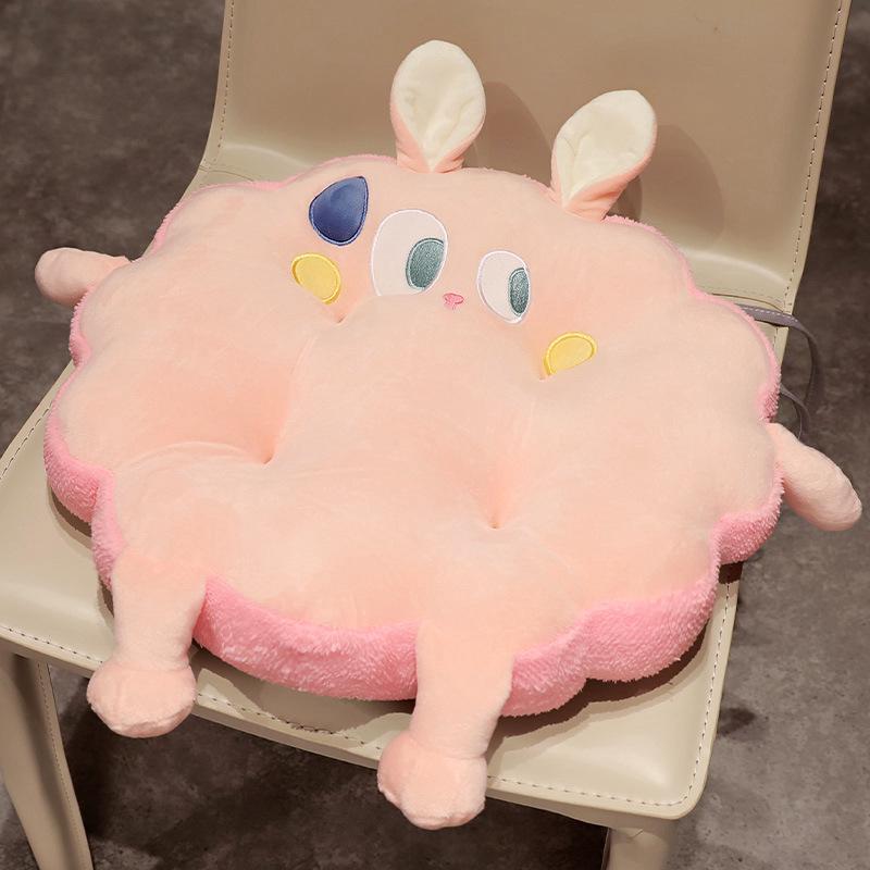 Cartoon Office Seat Cushion for Long Sitting - Universal, Thick, and Cute for All Seasons