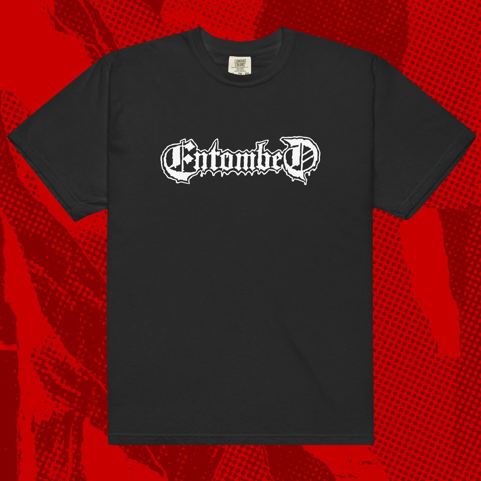 Entombed Logo Shirt | Death Metal At The Gates Obituary Morbid Angel Carcass Deicide S