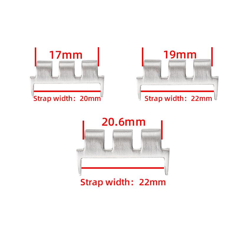 For Swatch watch accessories End Links watch triple port adapter strap17mm 19mm 21mm strap connector Adapter Converter With tool