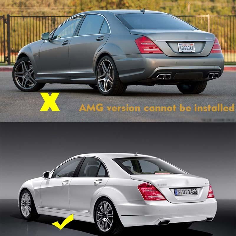 Lapače nečistôt PRE Mercedes BENZ S CLASS W221 Blatníky Podblatníky Lapače nečistôt Ochrana proti striekajúcej vode Lapače nečistôt Doplnky do auta Predné Zadné 4ks