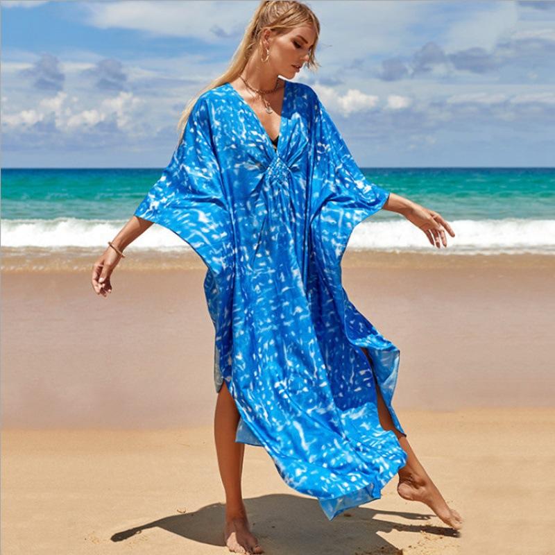 Bikini Top Coat, Hot Spring Swimming Suit, Seaside Beach Skirt, Bathing Suit Shawl