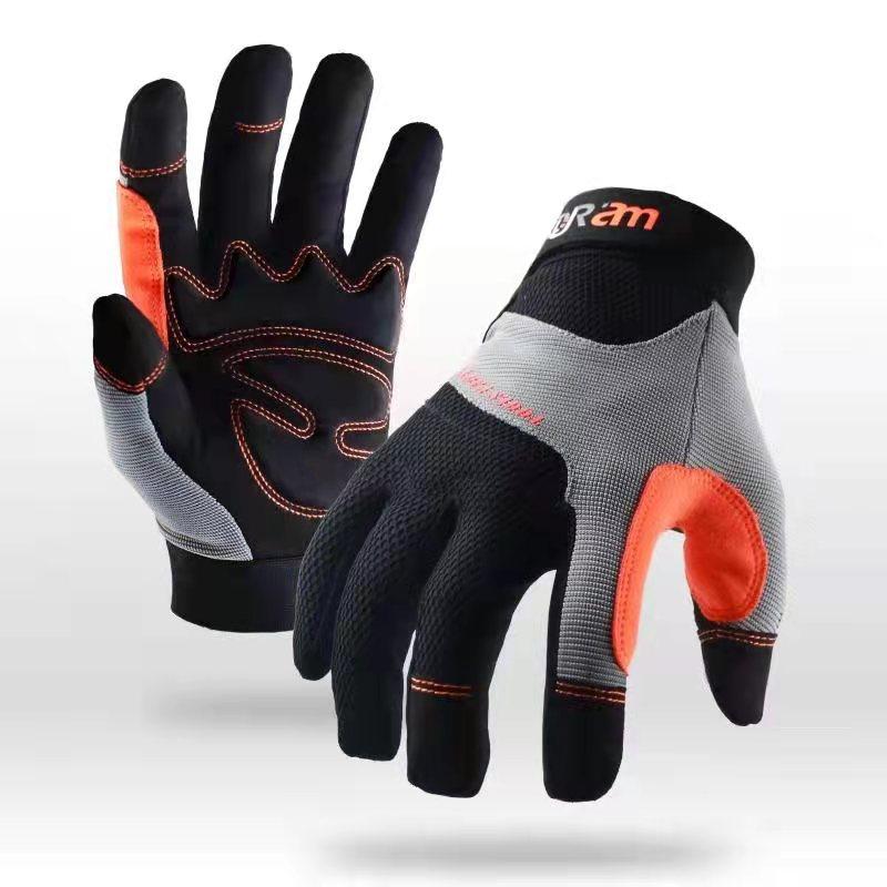 

Work Gloves Men & Women, Utility Mechanic Working Gloves High Dexterity Touch Screen For Multipurpose,Excellent Grip M