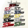 3D kovové logo ST Line odznak emblém na kufr přední mřížku pro Ford Focus MK4 PUMA Mondeo Kuga Fiesta ST Line samolepka příslušenství