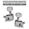 6 Pieces Guitar String Tuning Pegs Semi-closed Tuning Machine Machine Heads Tuners for Electric Guitar Acoustic Guitar