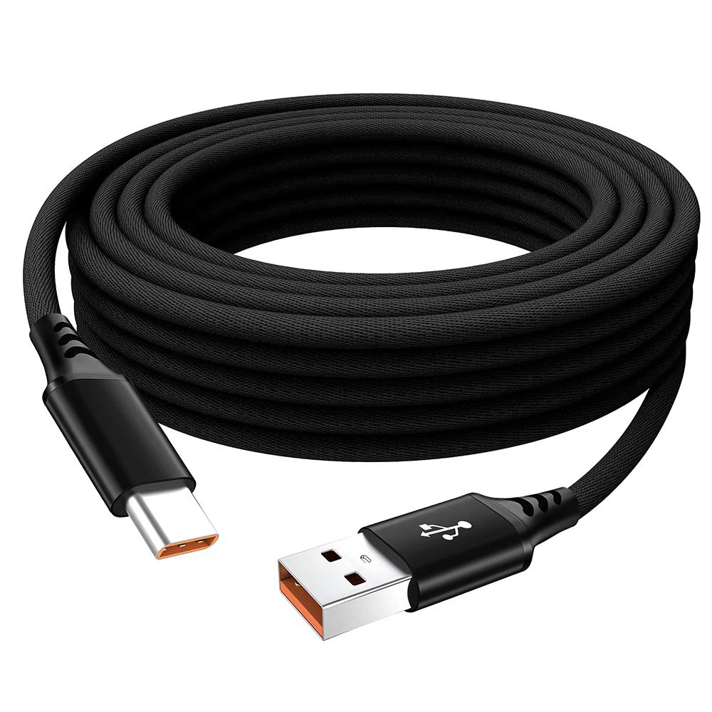 

Кабель USB Type C 5A Super Fast Charge для iPhone 15 16 17 Полный ассортимент Huawei Samsung Oppo Oneplus Универсальный удлинитель USB C 1m