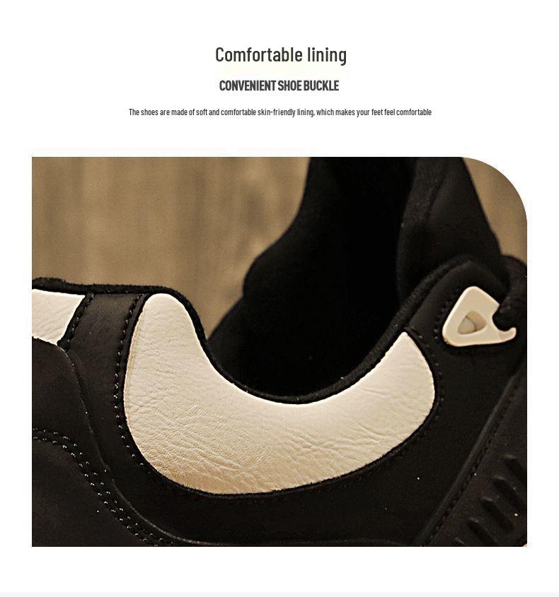 Men's 2025 Black & White Panda Sneakers - Trendy Autumn Casual Sports Shoes