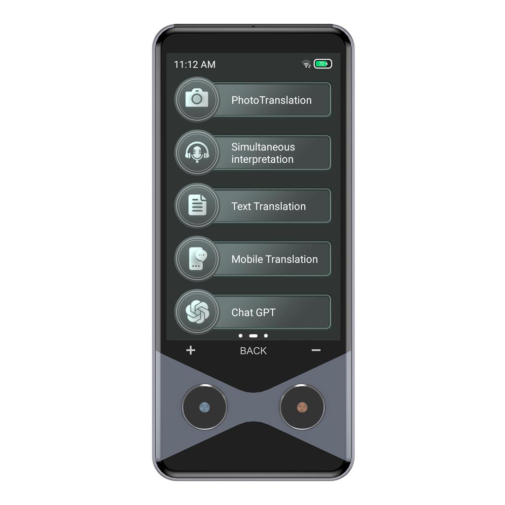Language Translator Device Real-Time Translation Device Support 137 Languages 3.7    Touchscreen Portable Recording Photo Translator for Travel Busi