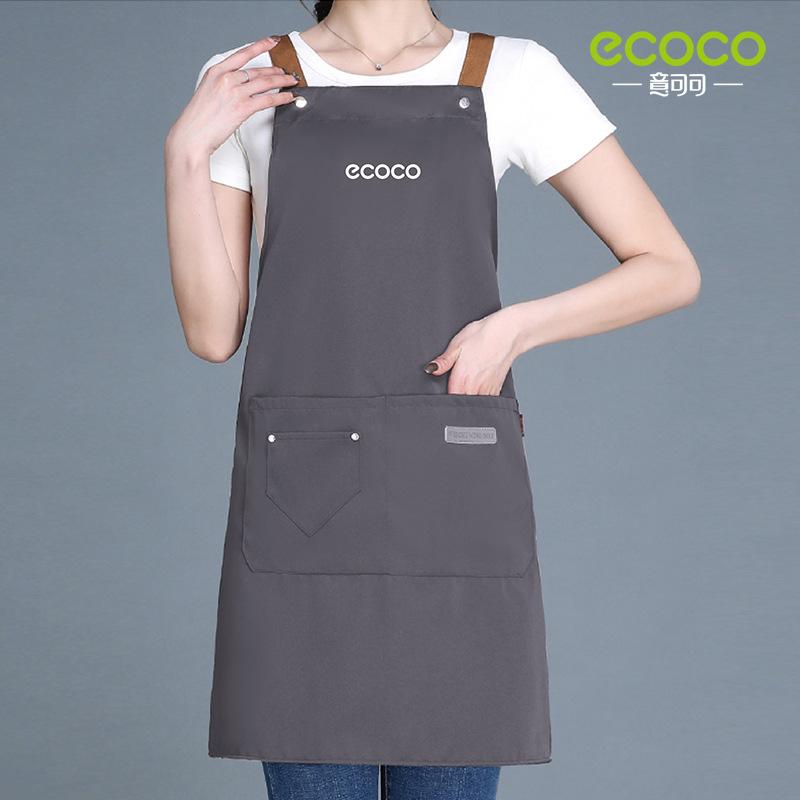 

Фартук Главная Кухня Приготовление пищи Водонепроницаемая и маслостойкая рабочая одежда Женская работа Пыль и грязь strap серый