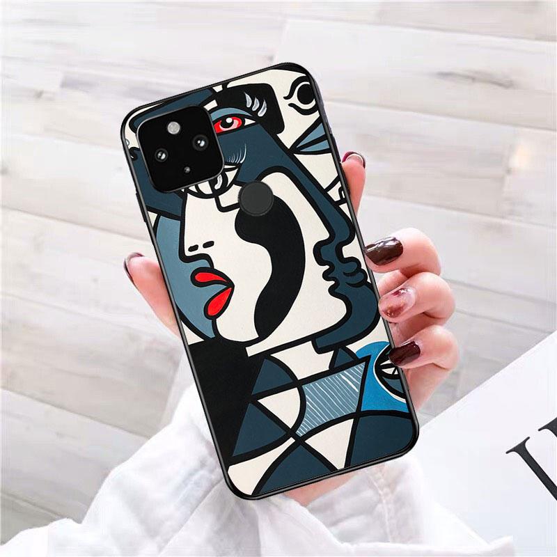 Picasso Abstract Art Painting Phone Case for Google Pixel 10 9 Pro XL 9A 8 7 6 Pro Pixel 8A 7A 6A Pixel 8 7 6 5