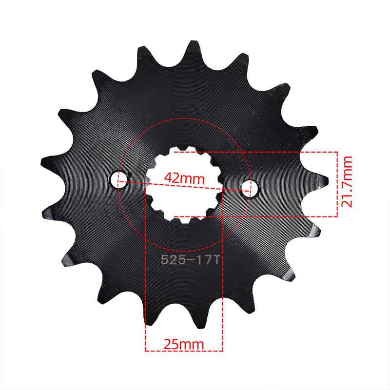 525 17T Front 45T Rear Sprocket For SUZUKI GSXR600 GSXS750 GSXR750 DL800 V-Strom GSX8R GSX8S GSXS1000 GSX GSXR GSXS 600 750 1000