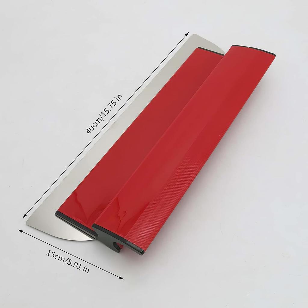 Drywall Skimming Blade - 40CM Smoothing Spatula High Grade Skimming Drywall Professional Plastering Trowel Durable Semi Flexible Speed