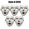 1-20PCS Halloween Cosplay Masquerade Mask Full Face Hand Painted Design for Kids and Adults Party Decoration Costume Accessories