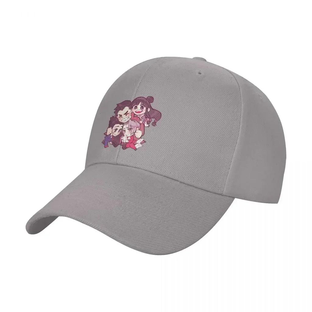 Ace Attorney The Good Pals Baseball Cap Rave Hat Unisex Luxury Caps Unisex Womens