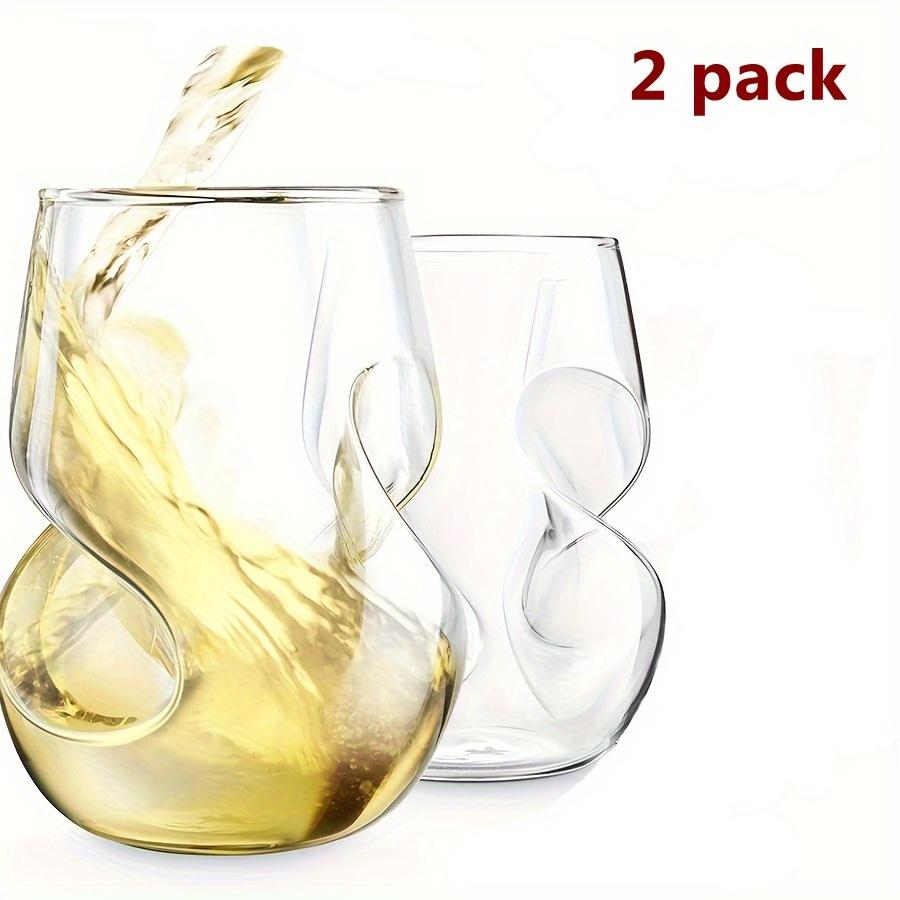 Two-Pack/Four-Pack/Six-Pack, Creative Japanese Cocktail Glasses For Home Use Water Cup Tea Glass Beer Mug Twist Glass Whiskey Tumbler