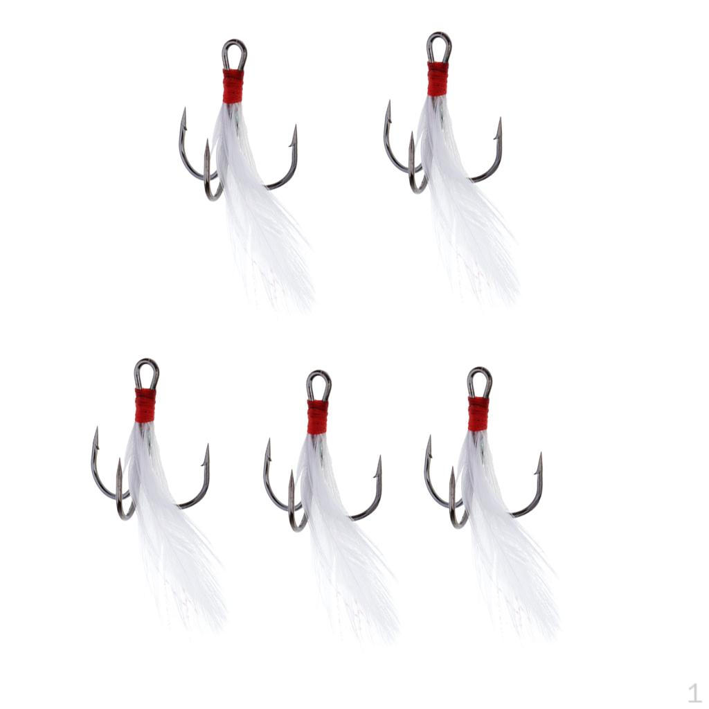 With Feather Hook Sharp Fishing