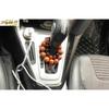 1PCS For Ford Focus 2015-18 AT Silver Steel Console Gear Shift Frame Cover Trim
