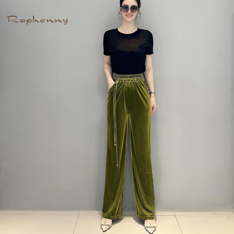 

Женские бархатные брюки Raphenny в новом китайском стиле S